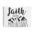 Faith Can Move Mountains Bible Verse Tapestry