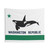 Washington Republic Tapestry featuring the state flag and killer whale