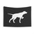 Pointer Dog Silhouette Tapestry