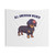 Patriotic dachshund dog tapestry