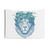 Floral Lion Tapestry Wall Art