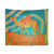 Desert Aura Boho Tapestry with Camel and Trippy Psychedelic Designs