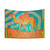 Desert Aura Boho Tapestry with Camel and Trippy Psychedelic Designs