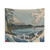 Hiroshige The Sea Off Satta Tapestry - 36 Views of Mt. Fuji