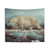Celestial Navigator Tapestry with Polar Bear