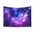 Purple and Blue Galaxy Nebula Tapestry Wall Hanging