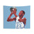 Disco Jordan Carolina Blue Tapestry Wall Hanging