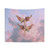 Angelic Sky Tapestry - Retro Angel Artwork