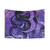 Octopus Damask Tapestry in Purple