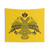 Byzantine Imperial Flag Tapestry with Greek Orthodox Church Imagery