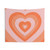 Retro Heart Tapestry - Y2K Aesthetic Wall Hanging