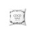 Vintage Style Coco Logo Pillow