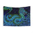 Vibrant Chinese Azure Dragon Tapestry
