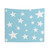 Baby Blue Stars Tapestry Wall Hanging