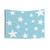 Baby Blue Stars Tapestry Wall Hanging