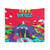 Hope World Tapestry - Colorful BTS Artwork