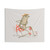 Whimsical Toad Tapestry - Awkward Frog Art Wall Hanging