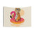 Chillin' Flamingo Tiger Tropical Tapestry