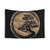 Enso Zen Circle and Bonsai Tree Gold Tapestry Wall Hanging