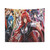 High School DxD Group Anime Tapestry featuring Rias Gremory, Akeno Himejima, and Koneko