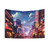 Japanese Anime City 4K Tapestry