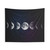Phases of the Moon Tapestry Wall Art