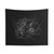 Black and White Floral Arrangement Tapestry