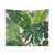 Tropical Leaves Art Illustration Tapestry