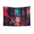 Anime Cyberpunk Downtown Tapestry Wall Art