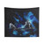 Vulpecula Space Tapestry with Foxes and Stars