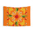Large Yomim Noraim Orange Jewish Tapestry