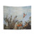 Antique Roman Wall Paintings Tapestry with Flying Bird