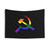 Communism Pride LGBT Rainbow Flag Tapestry