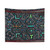 Shipibo Dreams Tapestry - Vibrant Psychedelic South American Textile