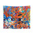 Vibrant Graffiti Tapestry for Home Decor