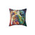 Vibrant English Bulldog Pillow
