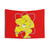 Bear Splitting Atom Zheleznogorsk Flag Tapestry