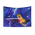 Colorful Night Hummingbird Tapestry