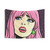 Pop Art Crying Woman Tapestry