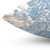 French Blue Floral Toile de Jouy Pattern Pillow