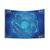 Blue and Turquoise Mandala Tapestry