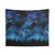 Starry Night Forest Tapestry