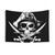 Pirate Flag Tapestry with Jolly Roger Skull and Crossbones Design