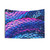 Colorful Slither Snake Tapestry with Reptile Scales and Sparkly Pattern