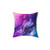 Vibrant Rainbow Ombre Throw Pillow