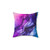 Vibrant Rainbow Ombre Throw Pillow