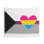 Demisexual Panromantic Pride Flag Tapestry