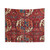 Akhal Oasis Red Stars II Colorful Tapestry Rug
