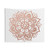 Rose Gold Mandala Flower Tapestry Wall Hanging