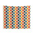 Retro 1970s Mid-Century Modern Pattern Tapestry